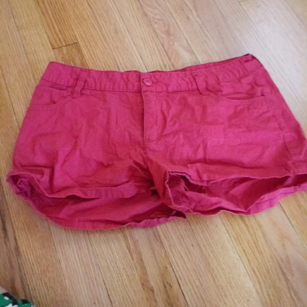 Red shorts